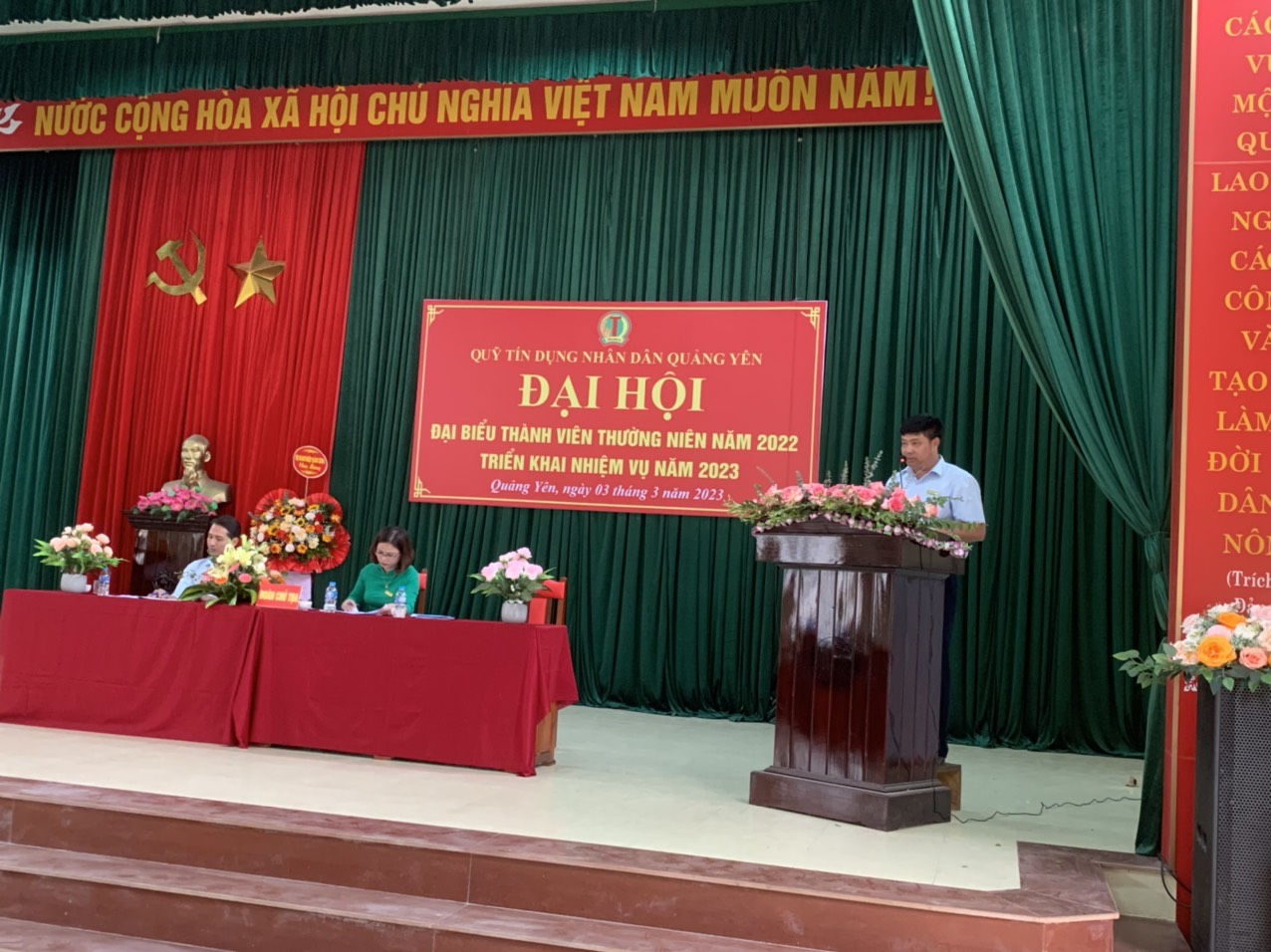 Quỹ tín dụng nhân dân Quảng Yên tổ chức đại hội đại biểu thành viên thường niên năm 2022