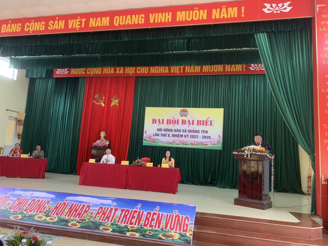 Đại hội Đại biểu Hội Nông dân xã Quảng Yên lần thứ X nhiệm kỳ 2023-2028